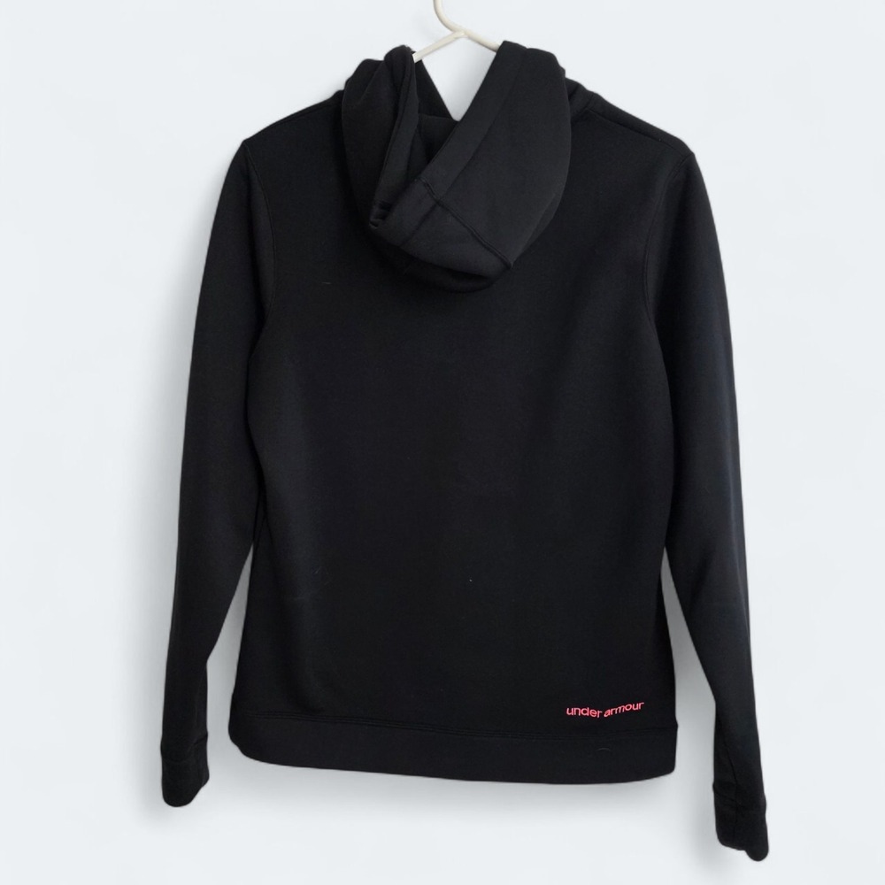 Under Armour Black Hooded Sweatshirt Small - Picture 2 of 9